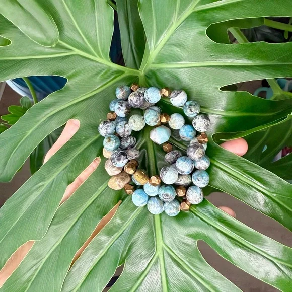 Jasper & Hematite bracelet (one) - Picture 7 of 8